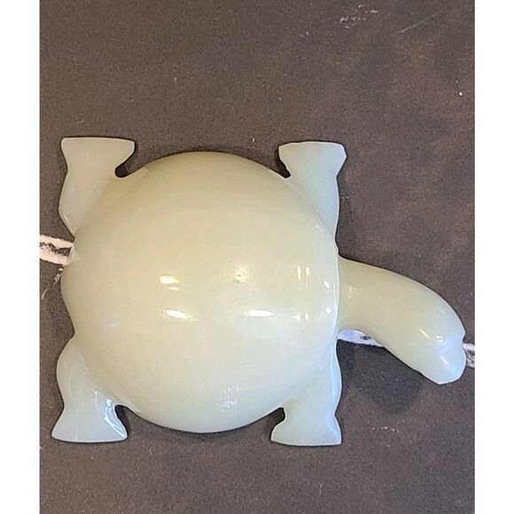 Onyx Stone Hand Carved Polished Turtle Figurine Paperweight GUC Home Décor - Picture 6 of 9